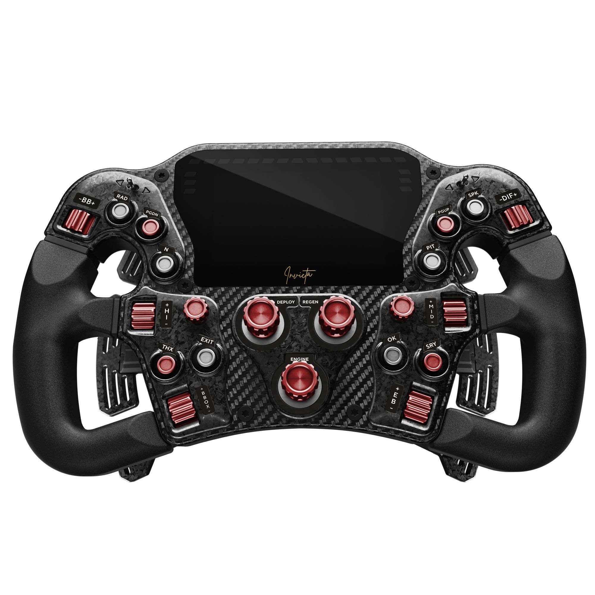 Asetek SimSports Invicta Formula Wheel LCD USB-C