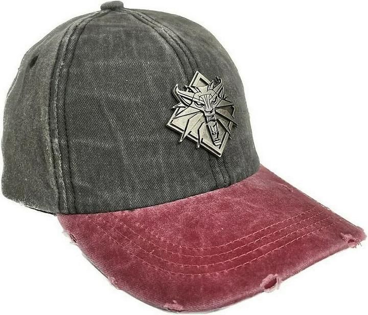 Cap Good Loot The Witcher 3 Vintage Baseball Hat Black  Burgundy