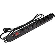 Alantec PZ071U power extension 1.8 m 7 AC outlet(s) Indoor Black