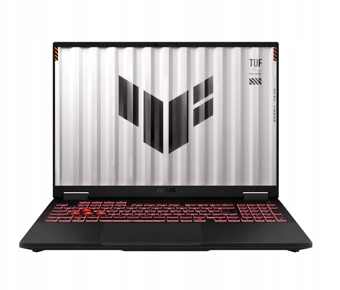 Laptop Asus TUF Gaming F16 FA608UH-R7165W, 16 inch 1920 x 1200, AMD 260 (8 C / 16 T, 3.8 GHz - 5.1 GHz, 8 MB + 16 MB cache), 16 GB DDR5, 512 GB SSD, Nvidia GeForce RTX 5050, Windows 11 Home, Negru