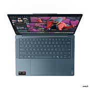 Laptop Lenovo Yoga Slim 7 83JY002GPB, 14 inch 1920 x 1200, AMD 340 (6 C / 12 T, 2.0 GHz - 4.8 GHz, 6 MB + 16 MB cache), 16 GB LPDDR5X, 512 GB SSD, AMD Radeon Graphics, Windows 11 Home, Tidal Teal