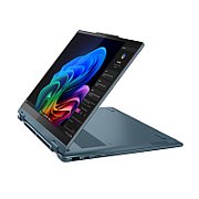 Laptop Lenovo Yoga 7 2-in-1 14AKP10 83JR004FPB, 14 inch 1920 x 1200 Touchscreen, AMD 340 (6 C / 12 T, 2.0 GHz - 4.8 GHz, 6 MB + 16 MB cache), 16 GB LPDDR5X, 512 GB SSD, AMD Radeon Graphics, Windows 11 Home, Teal