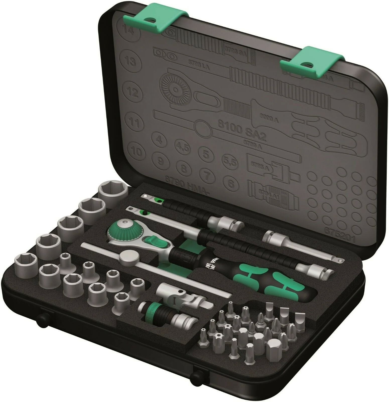 Wera 05003533001 socket wrench Socket wrench set 42 pc(s)