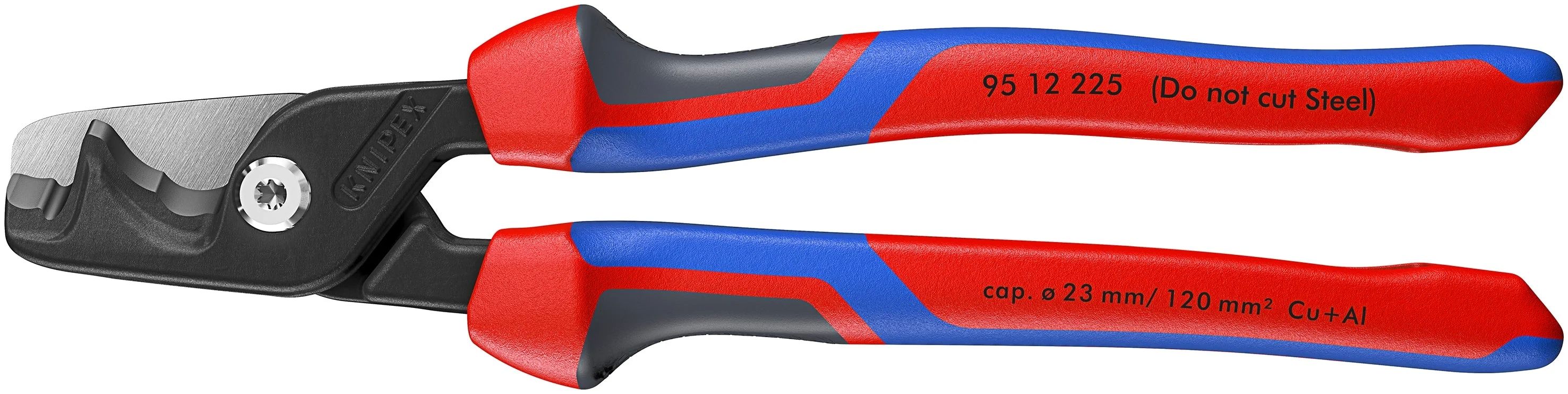 KNIPEX CABLE CUTTER STEPCut XL COMPOSITE 225mm