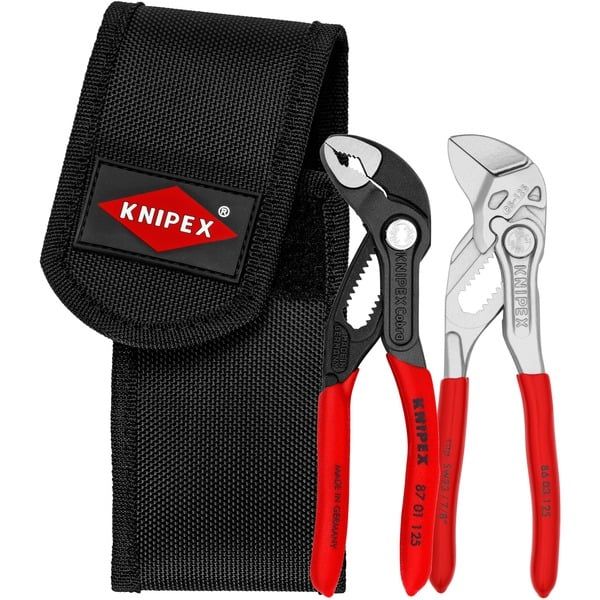 Mini plier set in pouch for belt 2pcs