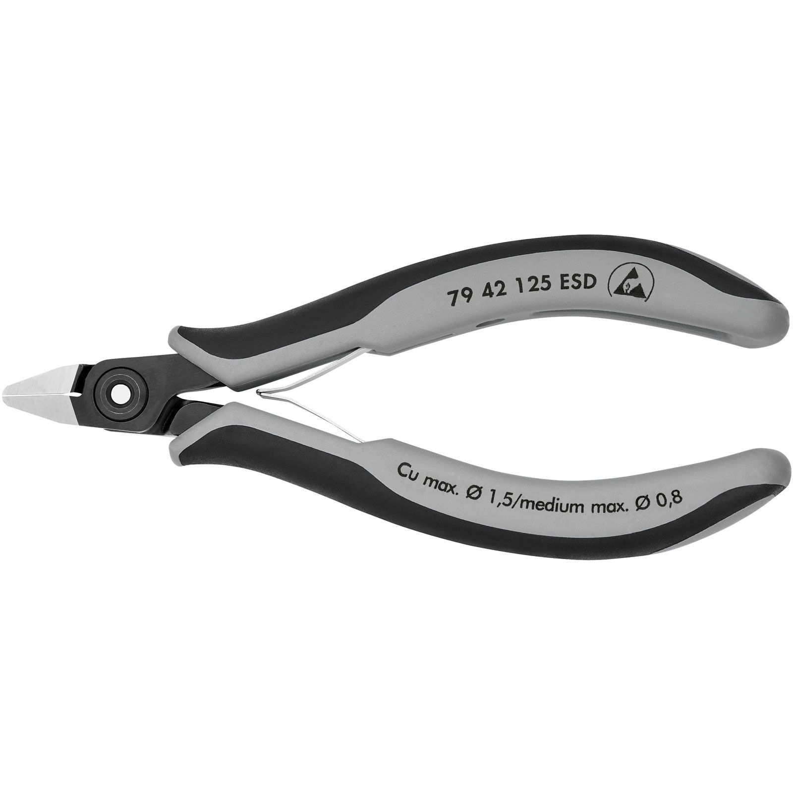 Knipex 125mm precision side cutters ESD
