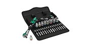 Socket Wrench Set with Ratchet Zyklop Speed 1/4''