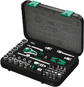 Socket Wrench Set with Ratchet Zyklop Speed 1/4''