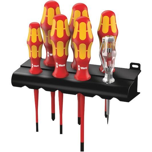 Screwdriver set KRAFTFORM 100+phase tester+hanger