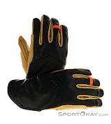 Ortles am leather gloves women-black out-2500-6080-7 (m) SALEWA