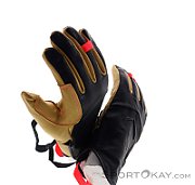 Ortles am leather gloves women-black out-2500-6080-7 (m) SALEWA