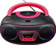 Denver TCL-212BT PINK CD player Portable CD player Black  Pink