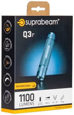 Flashlight Suprabeam Q3r 1100lm  Li-Ion USB-C