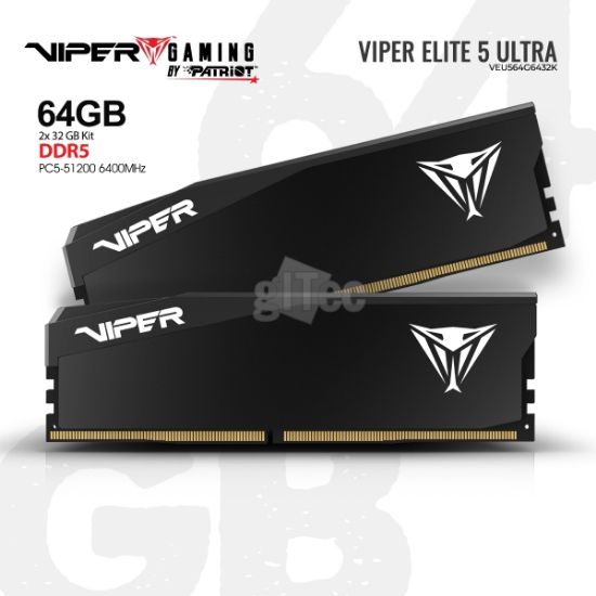 Patriot Viper Elite5 Ultra DDR5 2x32GB 6400MHz CL32