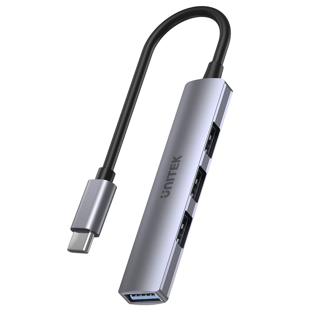 HUB Unitek H1208B USB-C / 3x USB-A 2.0  USB-A 3.0