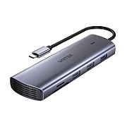 Unitek Hub 9in1 USB C Gigabit Ethernet HDMI VGA 3x USB A PD Card Reader 100W