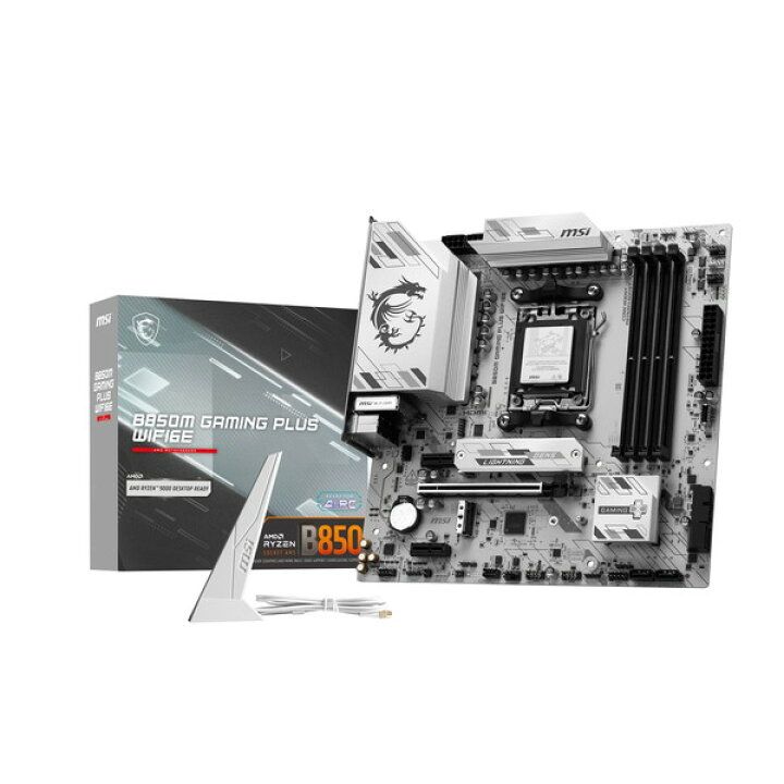 MSI B850M GAMING PLUS WIFI6E AMD B850 Socket AM5 micro ATX