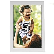Denver PFF-1037W digital photo frame White 25.6 cm (10.1 ) Touchscreen Wi-Fi