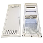 Recessed plast. multimedia install. enclosure