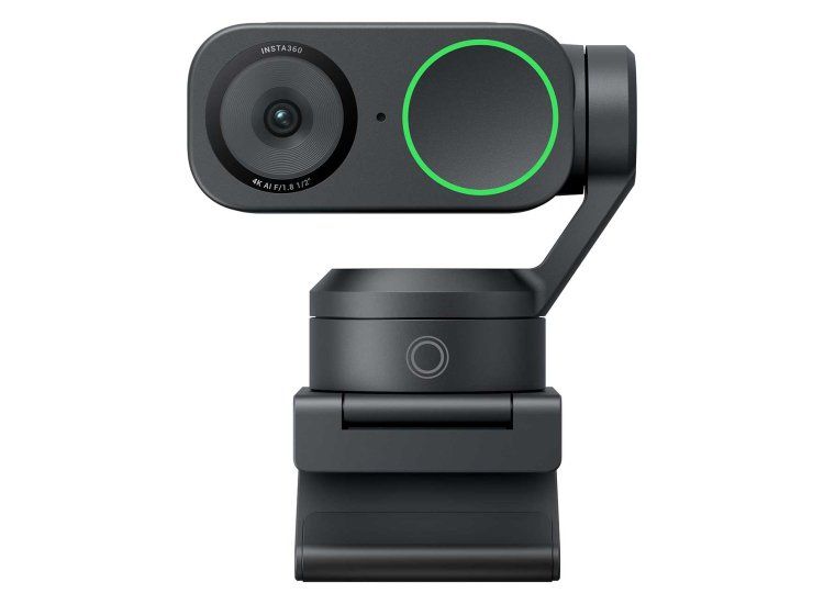 Insta360 Link 2 webcam 3840 x 2160 pixels USB Black