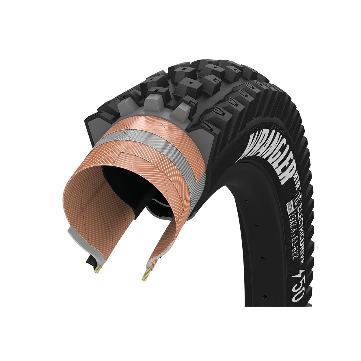 GOODYEAR Tire 29x2.4/61-622 Wrangler MTR EDrive