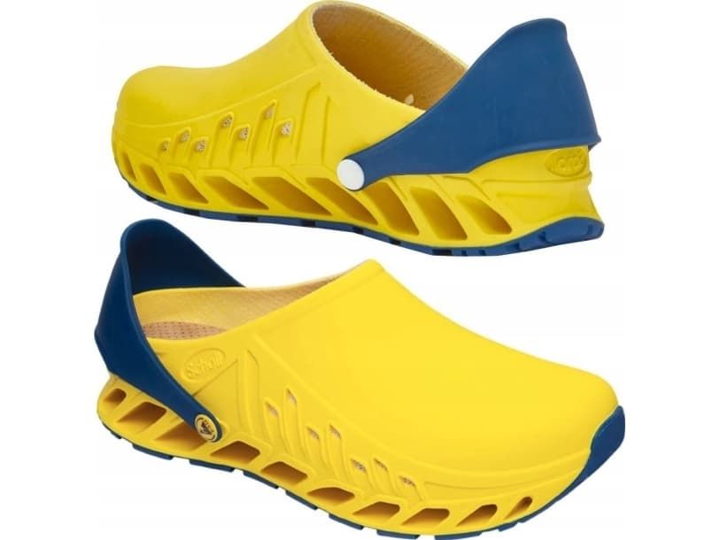 Scholl Evoflex  - unisex clogs yellow  size 38