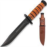 Cinema Classic Rambo I Large knife with leather scabbard CC-H1 360 mm Black