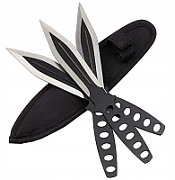Sports throwing knives KAL22 LIDER 3pcs silver