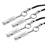 Survival whistle GUARD WHISTLE aluminium Black (YC-010-BL)