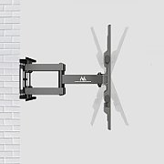 Maclean TV Mount  max VESA 600x400  32-85   60kg  horizontal and vertical angle adjustment  profile 65-390mm  black  MC-789