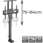 Maclean MC-866T Smart Motorized Electric TV Lift TUYA Mobile App Floor Mount Bracket Alexa Google Home 37''-80'' 60kg Cabinet VESA (EU plug)