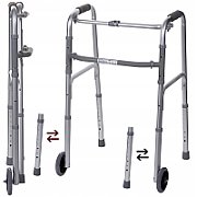 Aluminium rehabilitation tri-functional walker