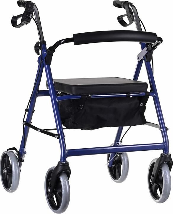 Four-wheel rehabilitation stand