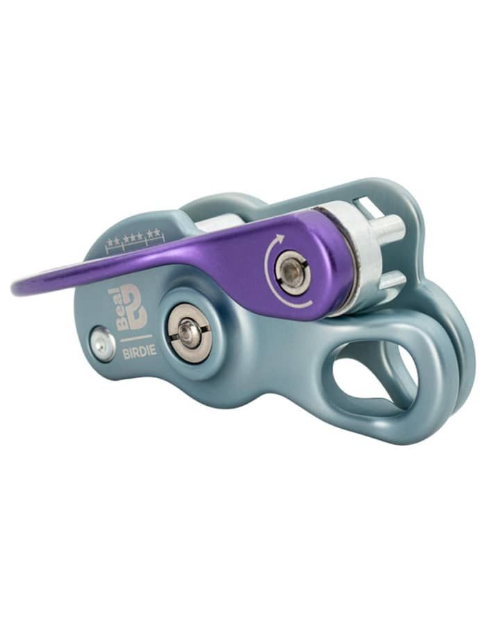 Belay device birdie-matt blue BEAL
