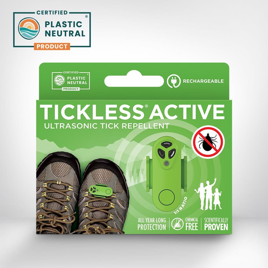 TICK REPELLENT FOR HUMANS TICKLESS ACTIVE GREEN