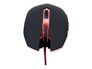 MOUSE GEMBIRD, gaming, cu fir, USB, optic, 2400 dpi, butoane/scroll 6/1, iluminare, negru / rosu,  MUSG-001-R  (include TV 0.15 lei)