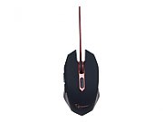 MOUSE GEMBIRD, gaming, cu fir, USB, optic, 2400 dpi, butoane/scroll 6/1, iluminare, negru / rosu,  MUSG-001-R  (include TV 0.15 lei)