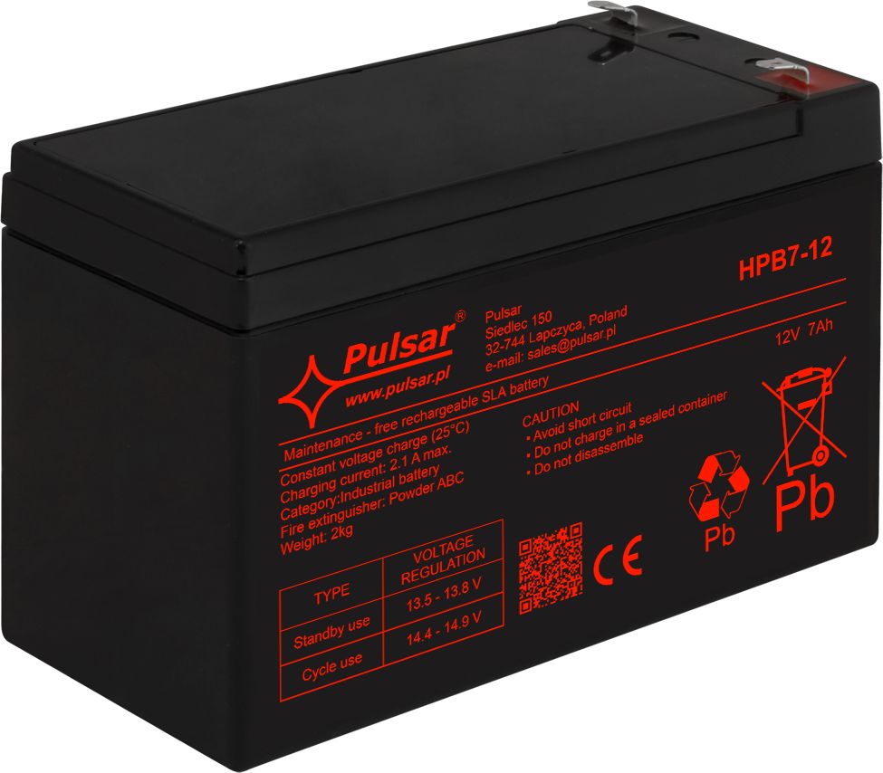 Battery 18Ah/12V HPB