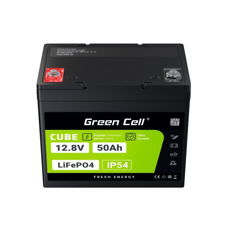 Green Cell LFPGC12V50AH UPS battery Lithium Iron Phosphate (LiFePO4) 12 V 50 Ah