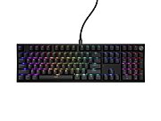 GAMING KEYBOARD GENESIS THOR 404 US LAYOUT RGB BACKLIGHT MECHANICAL BLACK GATERON YELLOW PRO