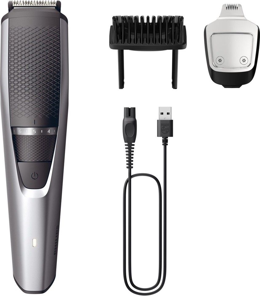 Aparat de tuns barba PHILIPS Seria 3000 BT3239/15, Acumulator, Autonomie 60 min, Gri Antracit, L x A x I (mm) 71x142x225