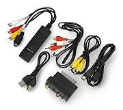 PLACA de captura GEMBIRD (Videograbber), intrare: RCA x 3 (audio/video), S-Video, adaptor Scart, la iesire USB 3.0, transfer inregistrari de pe case video pe PC (analog la digital),  UVG-002 