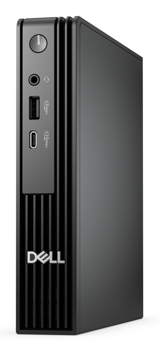 Desktop PC Dell Pro Micro QCM1250, Intel i3-14100T (4 C / 8 T, 2.7 GHz - 4.4 GHz), 16 GB RAM, 512 GB SSD, Intel UHD Graphics, Windows 11 Pro