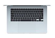 Laptop Apple MacBook Air MC7A4RO/A, 15.3 inch 2880 x 1864, Apple M4 10-Core (10 C / 10 T), 16 GB RAM, 256 GB SSD, Apple 10-Core GPU, Mac OS, Sky Blue