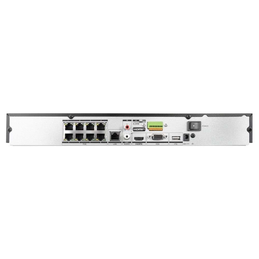 BCS BCS-V-NVR0802-A-4KE(3) Recorder IP 8-canoane AcuSense 12MP cu HDMI 4K și funcții inteligente