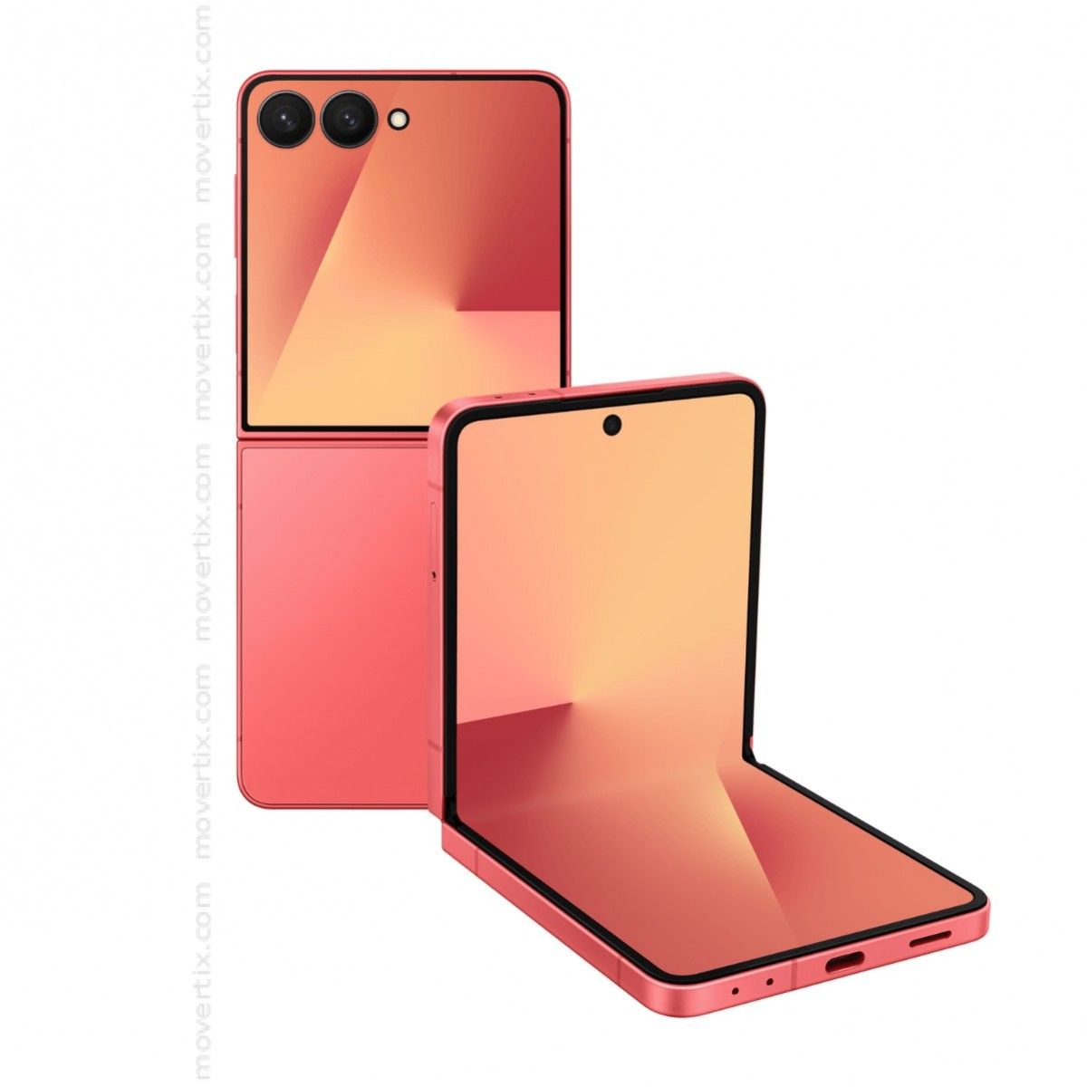 Samsung Galaxy Z Flip7 F766B 5G Dual Sim 12GB RAM 256GB - Roșu coraliu