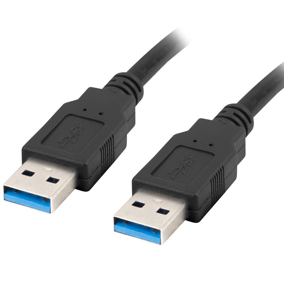 LANBERG cable USB-A M/M 3.0 0.5m black