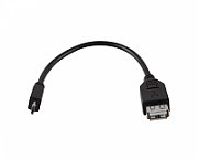 LANBERG usb micro-B M USB-A F 2.0 cable 0.15m OTG black