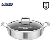 CRATITA CU CAPAC, 30x7.8 CM, 4.8 L, TITANIUM3, COOKING BY HEINNER