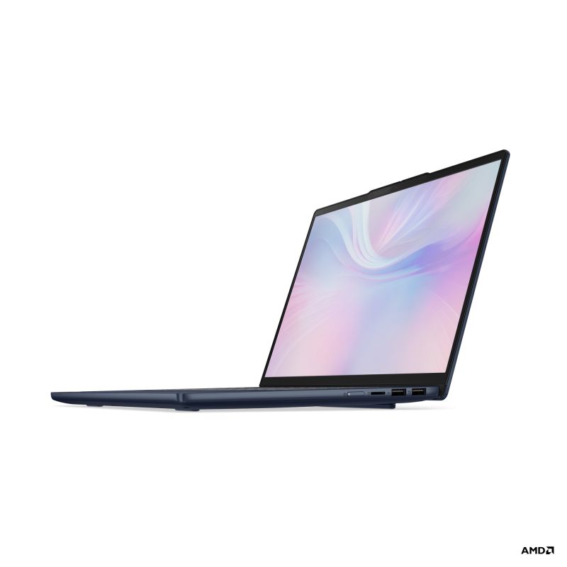 Laptop Lenovo IdeaPad Slim 5 83HV001JRM, 14 inch 1920 x 1200, AMD 8845HS (8 C / 16 T, 3.8 GHz - 5.1 GHz, 8 MB + 16 MB cache, 12 W), 16 GB DDR5, 1 TB SSD, AMD Radeon Graphics, Fara sistem de operare, Albastru